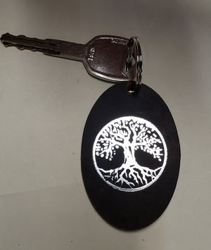 Tree of Life Keychain with key