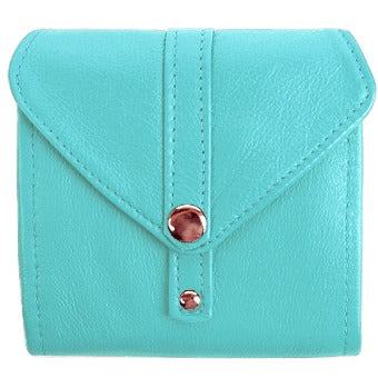 Women's Short Purse Leather Wallet Bifold Card Holder Buckle Clutch Handbag  US