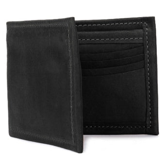 Bi-Fold Leather Wallet with Coin Pocket – Moonshine Leather Company