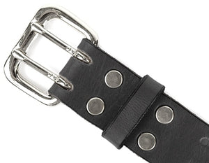2 prong buckle blk/silver