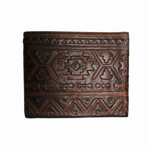 Window ID Bi Fold Leather Wallet
