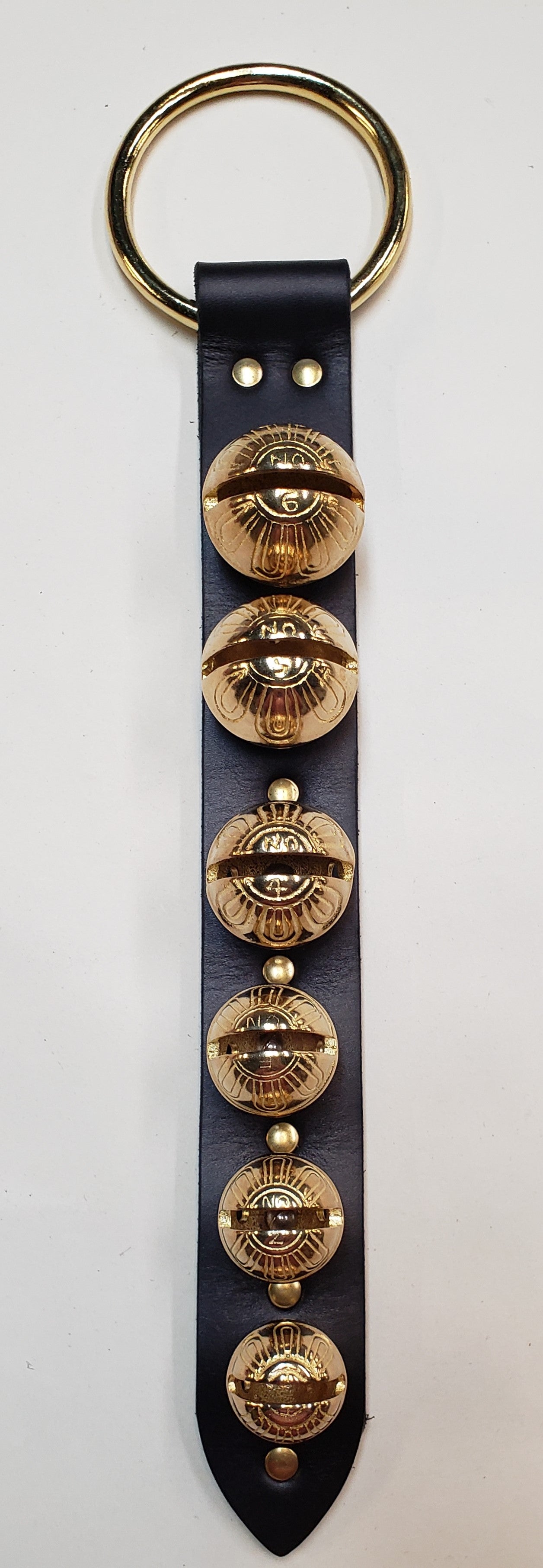 Door Hanger 6 Graduating Sleigh Bells – Moonshine Leather Company