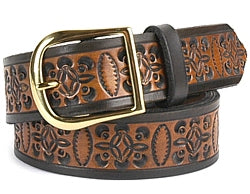 Custom Two-Tone Celtic Design Leather Belt | $81 - $87