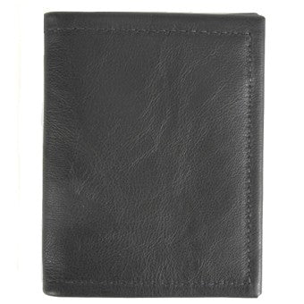 Leather Bi-Fold Money Clip Wallet