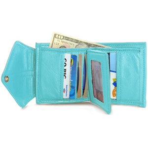 Ladies Bi-Fold Leather Wallet