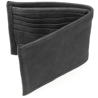 Bi-Fold Leather Wallet with Coin Pocket – Moonshine Leather Company