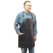 Cross-Back Pocketed Leather Apron Heavy Duty