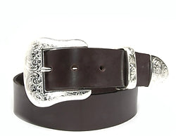 Western Amarillo Silver buckle set includes: Buckle, Keeper and Tip. 
