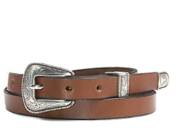 Western Odessa Silver buckle set includes: Buckle, Keeper and Tip. 