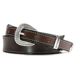 Western Laredo Silver buckle set includes: Buckle, Keeper and Tip. 